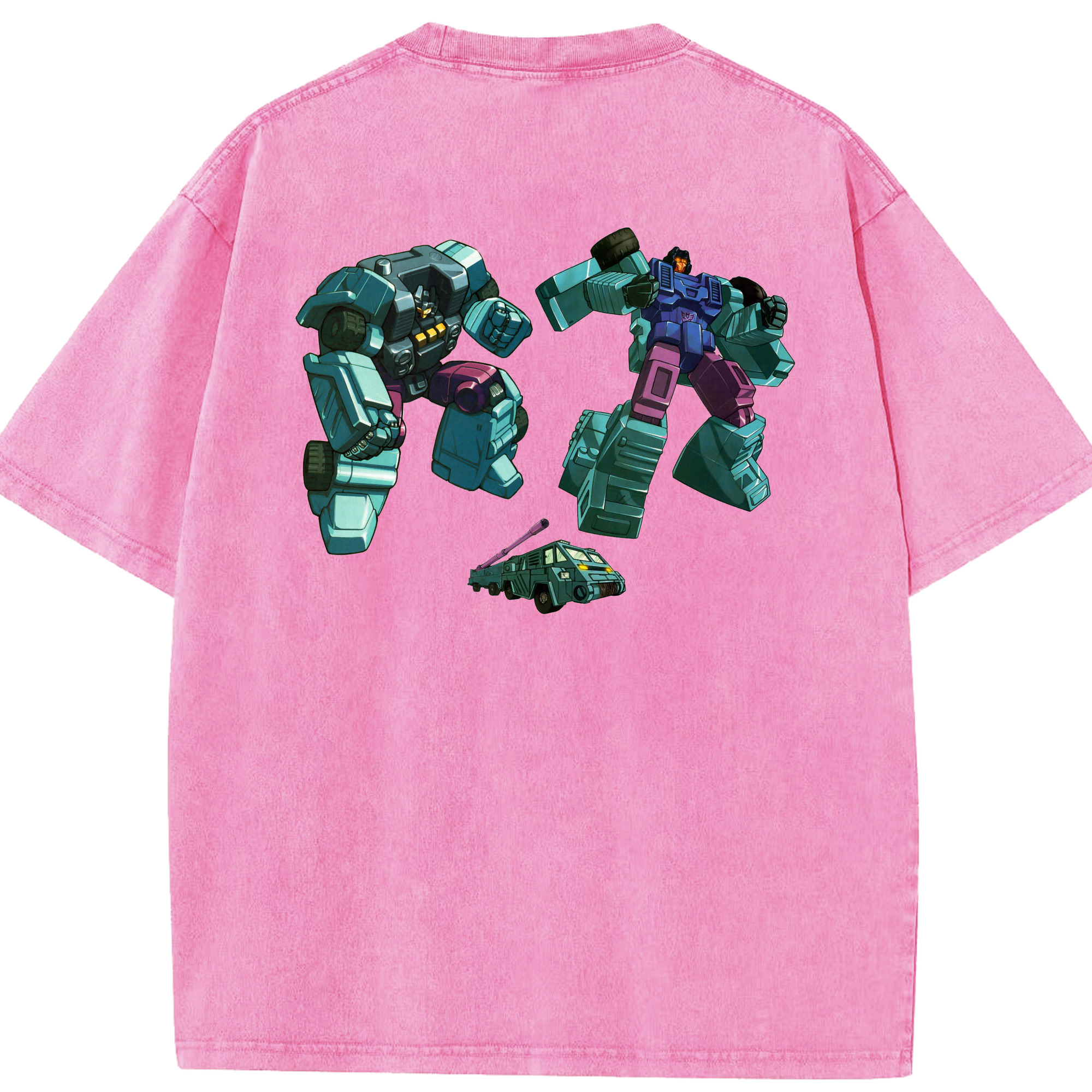 （画像用）  綿100% ヴィンテージ風 半袖Tシャツ（背面プリント）